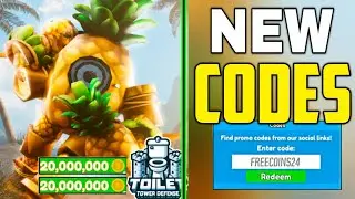 NEW! - CODES⚡UPDATE  - TOILET TOWER DEFENSE CODES 2024 - TOILET TOWER CODE