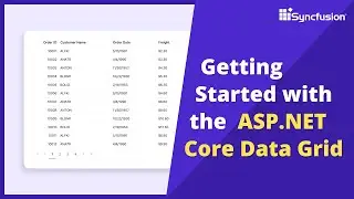 Getting Started with the ASP.NET Core Grid Control