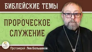 Пророческое служение.  Протоиерей Лев Большаков