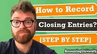 3 Easy Steps - How to Record Closing Entries [SUPER FAST]!