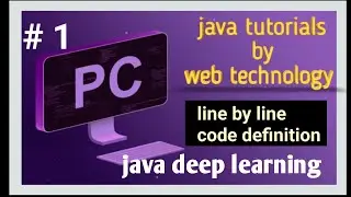 #1 Java tutorial by web technology |  what is static in java | line by line code description | 🙏