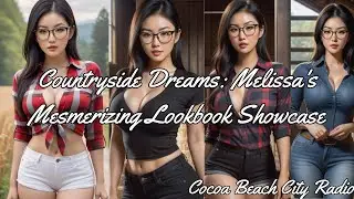 Countryside Dreams: Melissa's Mesmerizing Lookbook Showcase [AI Art] (Model Melissa)