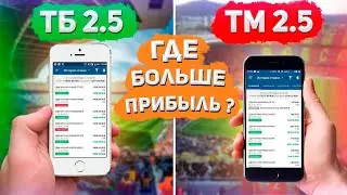 Сделал 100 ставок на тотал больше 2.5  и 100 ставок на тотал меньше 2.5