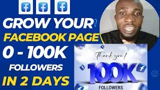 How to get followers on Facebook | grow your fb followers from 10 to 100k followers in 2 days