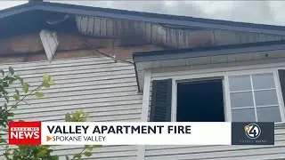 Eagle Rock apartment complex fire in Spokane Valley