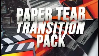 Paper Tear Transitions – Final Cut Pro | easy to apply| cool stuff