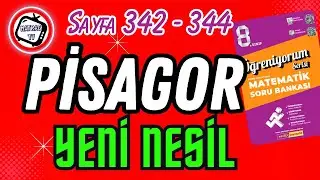 Pisagor Bağıntısı, Yeni Nesil Sorular, Matsev Öğreniyorum Serisi, Sayfa 341-344