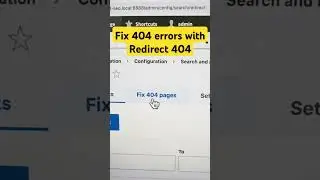 Learn how to fix 404 errors on your Drupal site using redirect 404 #drupal