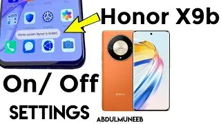 Honor X9b: How to Turn Lock Layout On/Off (Step-by-Step Guide) #honorx9b #LockLayout