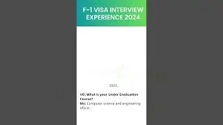 F1 Visa Interview Experience May 2024  #f1visainterview #f1visa  #shorts #shortsvideo