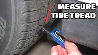 LCD Display Tire Tread Measuring Gauge Review - Perfect for tires and 3D printing.