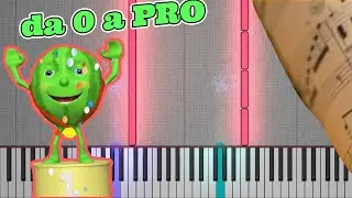 C'ERA UN COCOMERO da 0 a PRO PIANO TUTORIAL + SPARTITO GRATIS