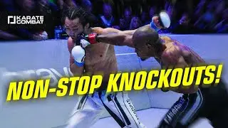 KARATE COMBAT *BRUTAL* KOs | Karate Combat 43: All the KNOCKOUTS!