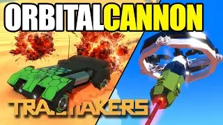 Two Orbital Cannons Smash Cars w/ NEW Damage Physics! Trailmakers Multiplayer!