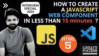 Learn Web Components with JavaScript in Less Than 15 Minutes #javascript #webcomponents #ui #html