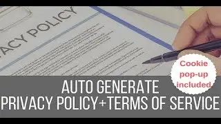 Legalize! Privacy Policy and Terms of Service Generator WordPress Plugin