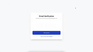 How to create Email Verification Card using #tailwindcss