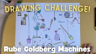 How to draw a Rube Goldberg Machine