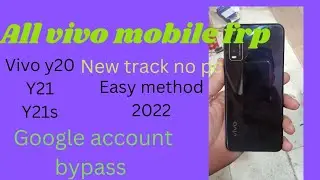 vivo y20 frp bypass / y20s y20g google account bypass