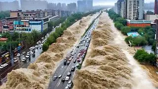 Les inondations les plus PUISSANTES Filmées par une Caméra !