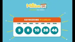 Estrazione Millionday 11-07-2021