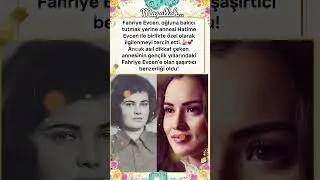 BU BENZERLİK ŞAŞIRTTI FAHRİYE EVCEN ANNESİ HATİME EVCEN’İN GENÇLİK YILLARINA BENZERLİĞİ DİKKAT ÇEKTİ