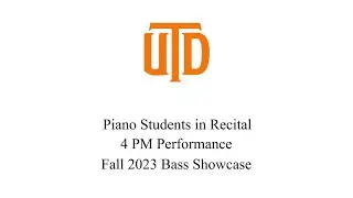 Piano Performance 2 - Piano I and Piano II