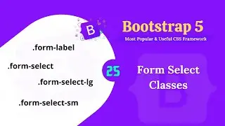 Bootstrap 5 form select classes.