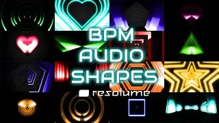 BPM Audio Shapes for Resolume