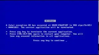 Blue Screen Of Death Sound