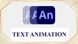 SIMPLE TEXT ANIMATION TUTORIAL | HOW TO TEXT ANIMATION IN ADOBE ANIMATE CC | ANIMATION