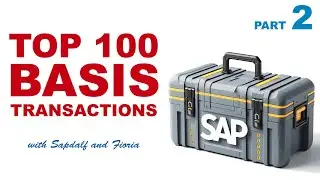 Top 100 SAP Basis transactions (part 2/2)