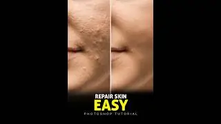 How to Make A Quick Easy Way to Repair Skin Photoshop #tips #photoshop #shorts #ytshorts #tutorial