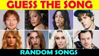 Guess 50 Random Popular Songs | 2000-2024 | Music Quiz 🎵