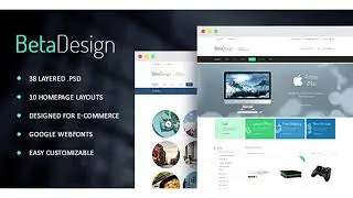 Beta Design | E-Commerce PSD Template | Themeforest Website Templates and Themes