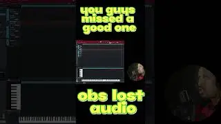 obs lost audio making a beat