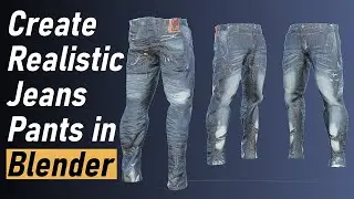 Create Realistic Jeans Pants in Blender