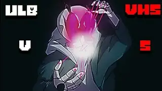 Last Breath Sans | Fanon | VS VHS Sans | Fanon | (Battle Animation)