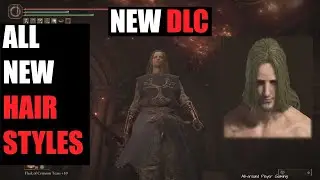 Elden Ring DLC NEW PATCH 1.12 ALL NEW HAIR STYLES SHOWCASE ( In Game ) Shadow of The Erdtree Update