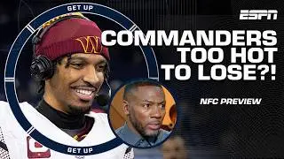 RC BELIEVES in Jayden Daniels & the Commanders vs. Eagles 🗣️ 'THEY'RE MORE CONFIDENT!' | Get Up