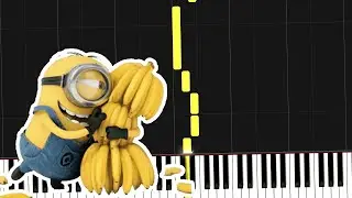 Banana Song - Minions (EASY Piano Tutorial) [Despicable Me 2]