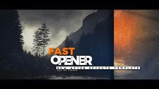 After Effects Template: Fast Opener