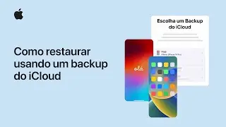 Como restaurar um iPhone ou iPad de um backup do iCloud | Suporte da Apple