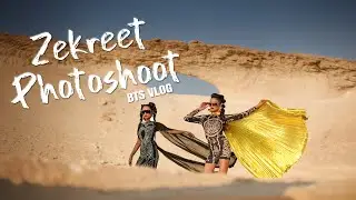 Zekreet Desert Photoshoot BTS Vlog with DJI Pocket 3