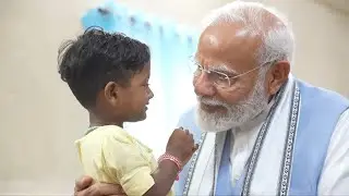 PM Modi’s heartfelt connection with a kid in Wayanad, Kerala