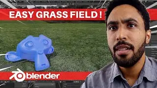 The most CLEVER way to CREATE GRASS on Blender