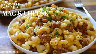 Farmhouse Beefy Mac and Cheese Recipe - Cheesy Goodness in 30 Minutes!