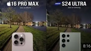 iPhone 16 Pro Max vs Samsung Galaxy S24 Ultra Camera Test 😱 amazing 😍 #samsung #iphone #amazing