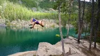 Horseshoe Lake Cliff Jumping 3