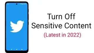 How to hide sensitive content in X Twitter | turn off sensitive content on X (Twitter)